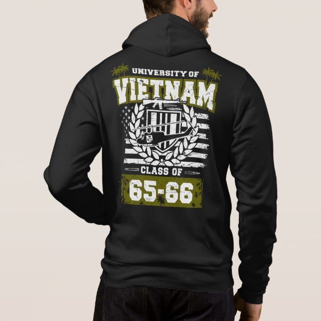 Playera University of Vietnam / 1965 - 1966 Hoodie (Rückseite)