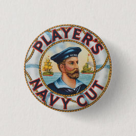 Players Navy Cut Button