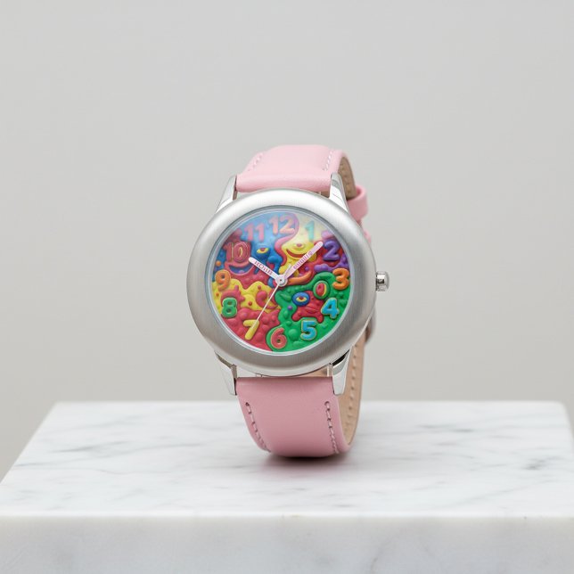 Playful 3D Cute Blue Robot Watch for Kids Birthday Armbanduhr (Von Creator hochgeladen)