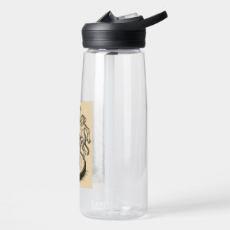 Playful Animals in Traditional Japanese Scroll-Sty Trinkflasche
