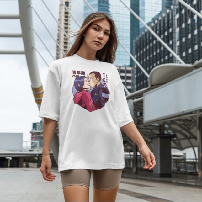 Playful Anime Couple T-Shirt (Von Creator hochgeladen)