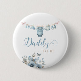 Playful Blue Minimal Baby Outfit Daddy Button Abze