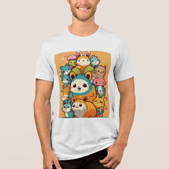 Playful Bunny Leapfrog T - Shirt Collection (Vorderseite)