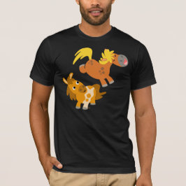 Playful Cartoon-Pony-T - Shirt