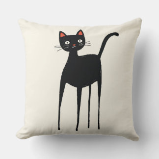 Playful Cat Decorative Cushion Kissen
