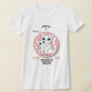 Playful Cat T-Shirt | Funny Kitty Tee for Everyday