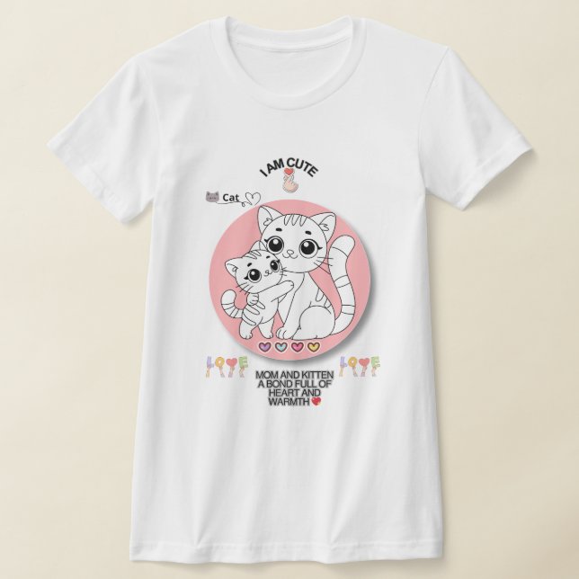 Playful Cat T-Shirt | Funny Kitty Tee for Everyday (Ablage )