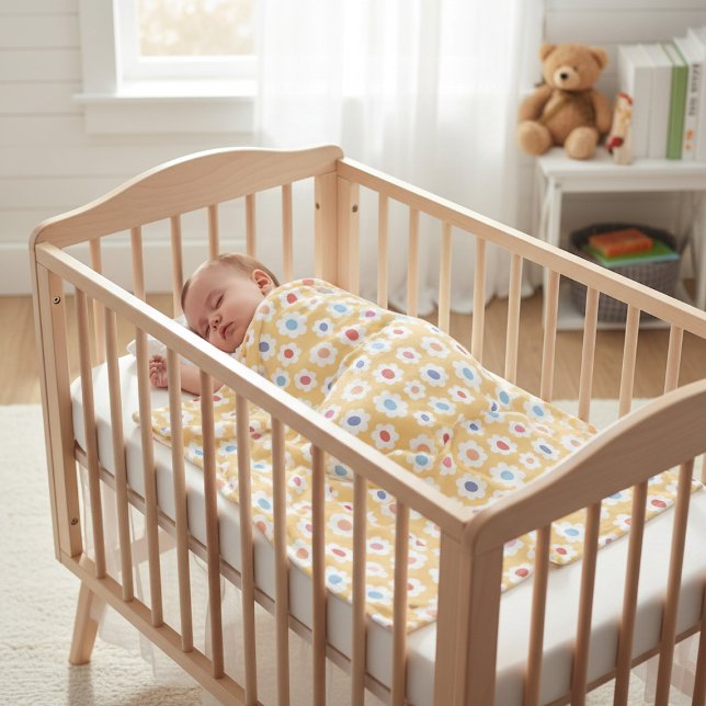 Playful Daisy Ditsy Print Baby Toddler Blanket Fleecedecke (Von Creator hochgeladen)