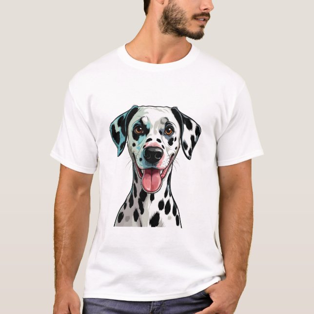 Playful Dalmatian Puppy T-Shirt (Vorderseite)