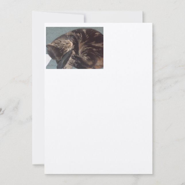 Playful Dave Artisan: Felt Ecru Einladungen (Vorderseite)