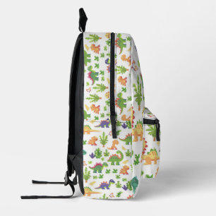Playful Dinosaurier Print Kids Bedruckter Rucksack