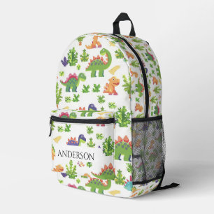 Playful Dinosaurier Print Kids Bedruckter Rucksack