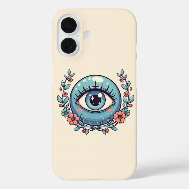 Playful Evil Eye with Cartoon Animals Case-Mate iPhone Hülle (Rückseite)