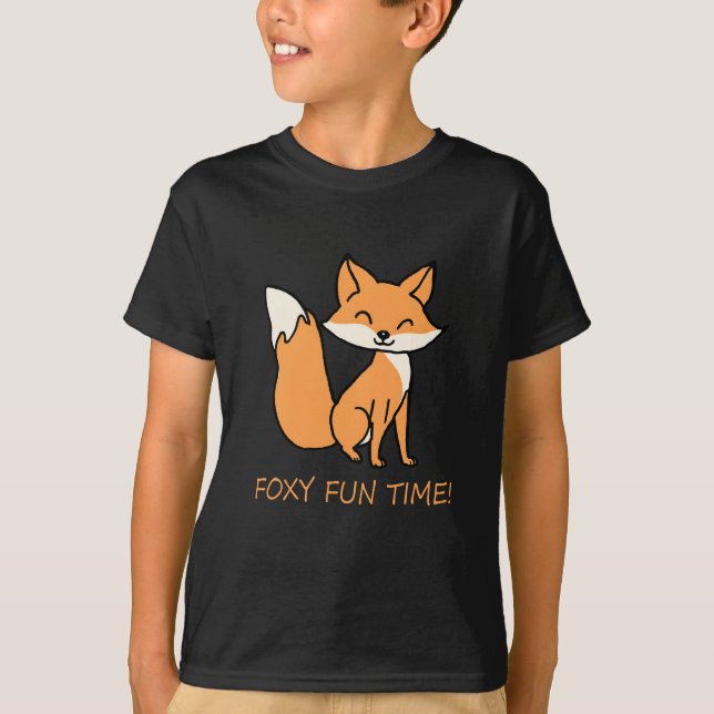 Playful Fox T-Shirt (Vorderseite)