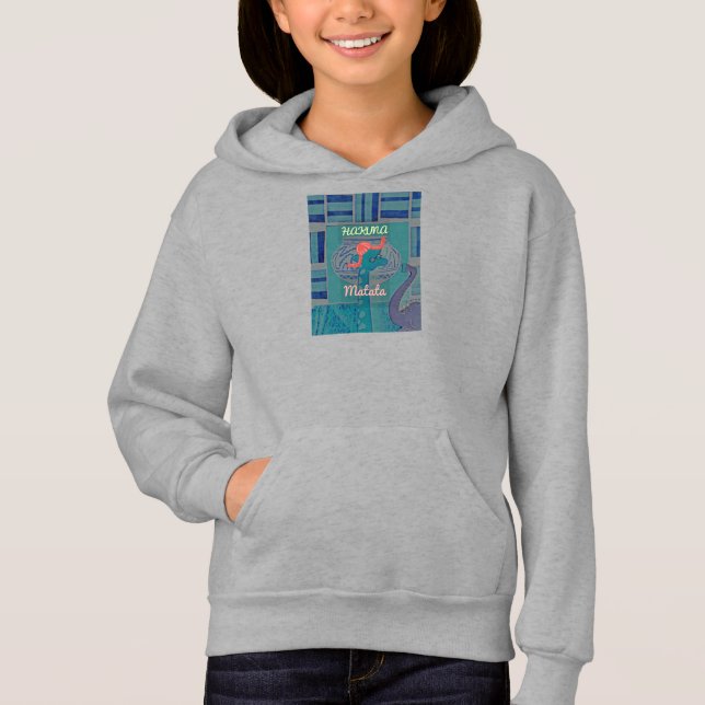 Playful Giraffe Art: Ein afrikanisches Vergnügen Hoodie (Vorderseite)