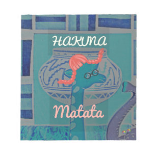 Playful Giraffe Art: Ein afrikanisches Vergnügen Notizblock