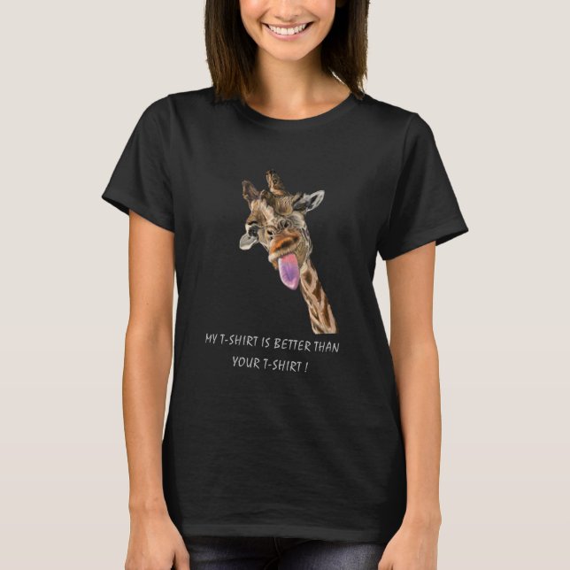 Playful Giraffe T - Shirt (Vorderseite)