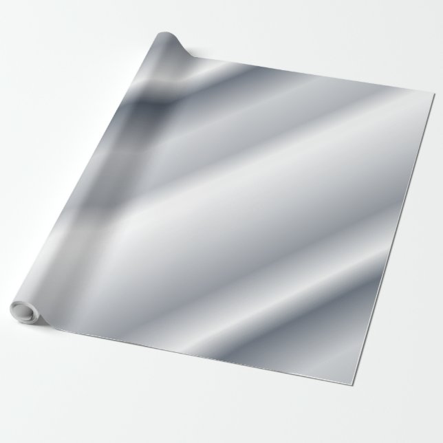Playful Gray Blue Toned Shaded Diagonal Lines Geschenkpapier (Ungerollt)