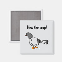 Playful Gray Pigeon Cartoon Neue Adresse Postkarte