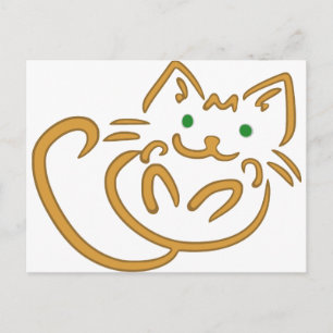 Playful Kitty Postkarte