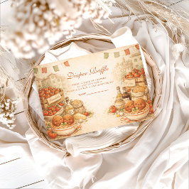 Playful Little Meatball Diapper Raffle Begleitkarte