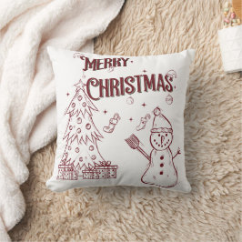 Playful Merry Christmas Kissen