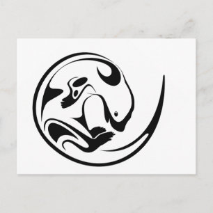 Playful Otter Postkarte