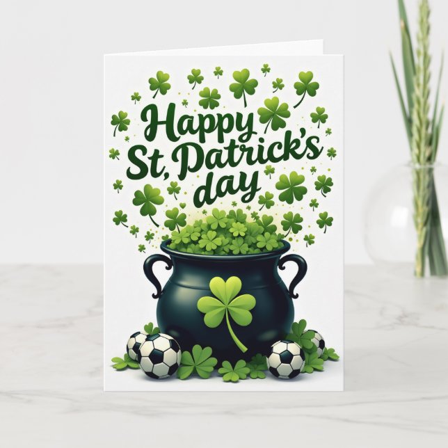 Playful Patrick Day Card Karte (Vorderseite)