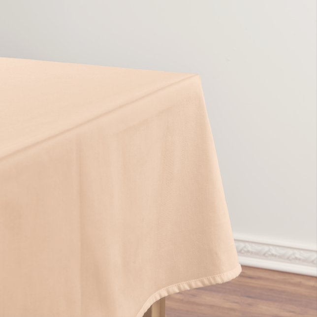 Playful Peach Beige Tischdecke (Beispiel)