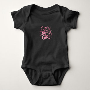 "Playful Pink Statement" Baby Strampler