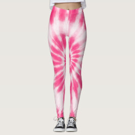 Playful Pink & White Valentine's Day Fun Colorful Leggings