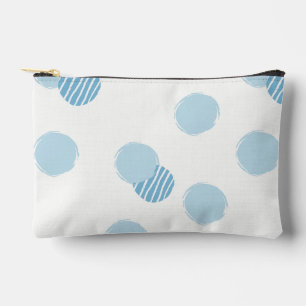 Playful Polka Dots Soft Blue Zubehörtasche