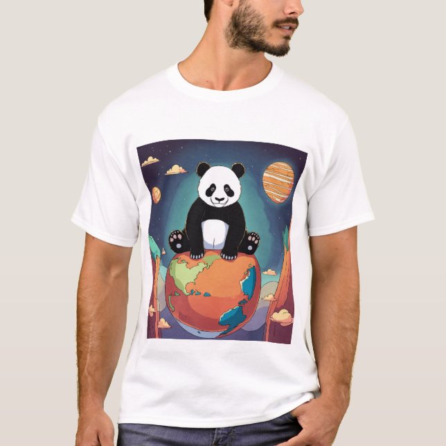 Playful Primat 'K' Graphic T - Shirt for Animal Lo (Vorderseite)