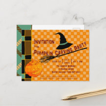 Playful Pumpkin Orange Retro Jack-o''Lantern Kids"