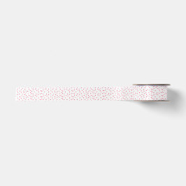 Playful Red Blume Satinband