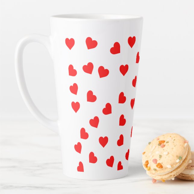 Playful Red Hearts Milchtasse (Beispiel)