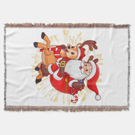 **"Playful Santa Claus Design – Fun and Festive Ch Decke