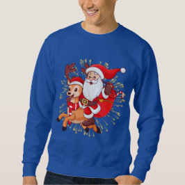 **"Playful Santa Claus Design – Fun and Festive Ch Sweatshirt