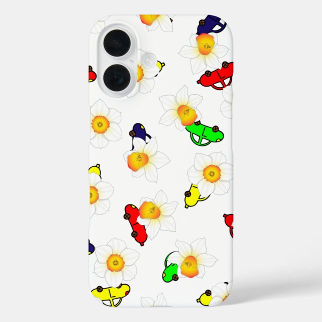 Playful Scribble Pattern Phone iPhone / iPad case (Rückseite)