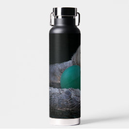 Playful Sea Otters Foto Trinkflasche