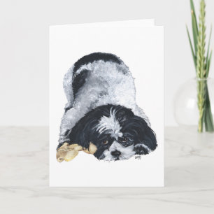 Playful Shih Tzu Karte