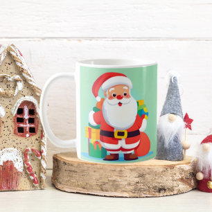 Playful Snata Claus Tasse