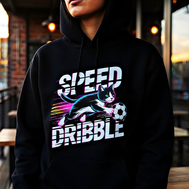Playful Soccer Cat Women’s Hoodie - Game Day Sidel (Von Creator hochgeladen)