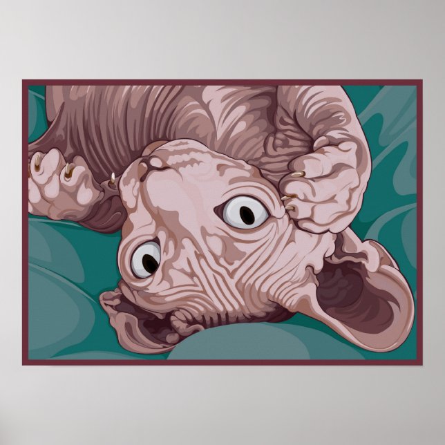 Playful Sphinx Poster (Vorne)