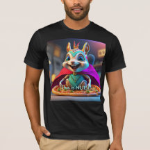 Playful Squirrel Pizza Nuts T - Shirt