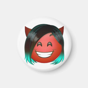 : Playful Teufel Emoji Aufkleber Magnet