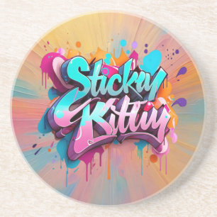 "Playful Urban Vibes" Getränkeuntersetzer