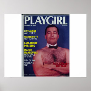Playgirl Abdeckungsplakat Poster