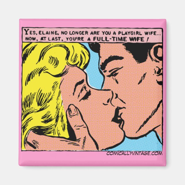 Playgirl-Ehefrau Magnet (Vorne)