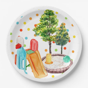 Playground Happy Birthday Paper Tellers Punkt Pappteller